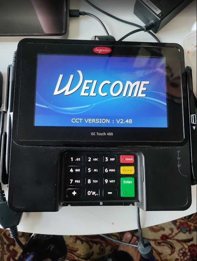 Ingenico ISC Touch 480 Credit Card Contactless Payment Terminal