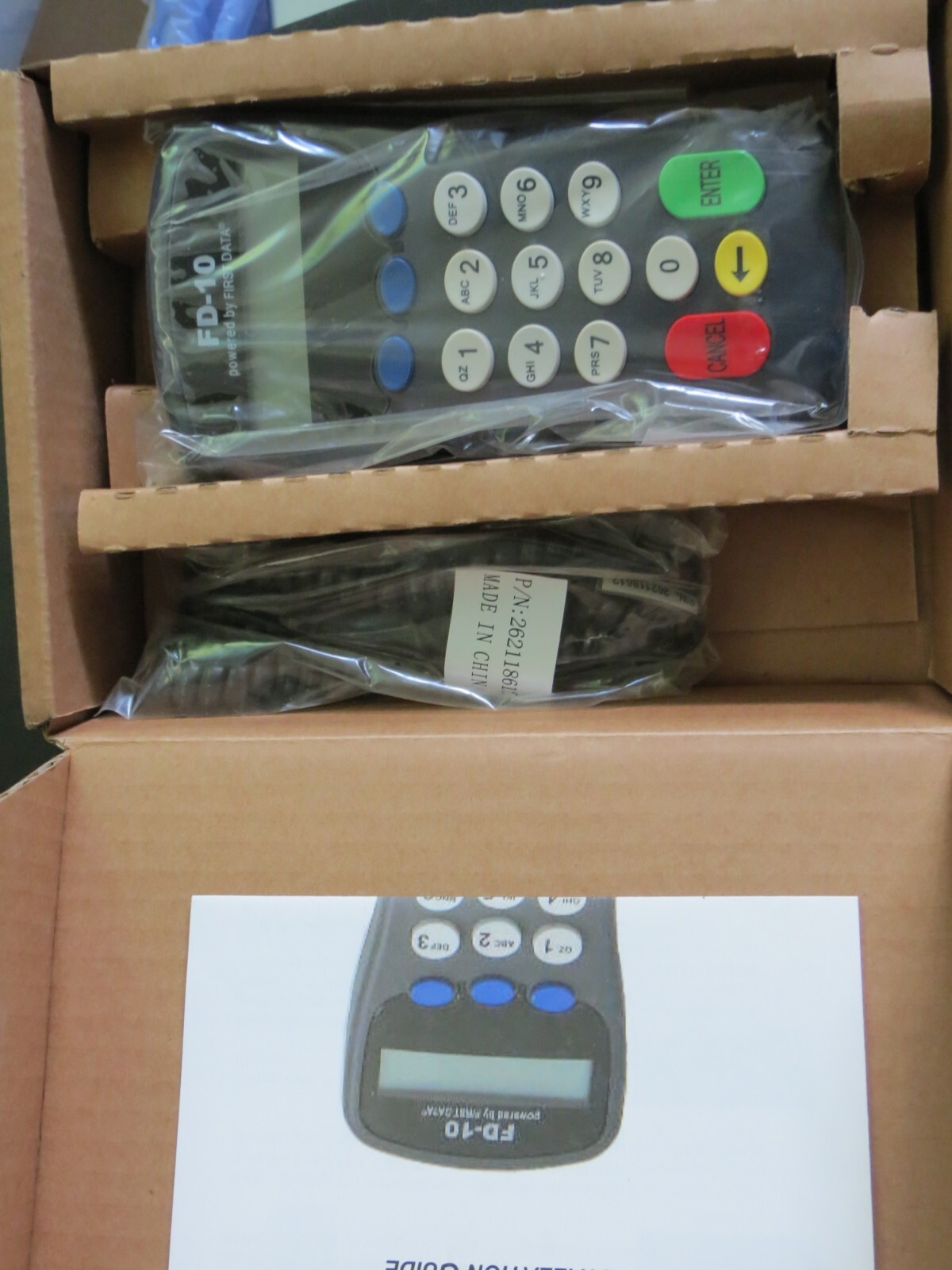 FIRST DATA FD-10 Pin Pad(Serial Port Connection 8001-PCI New