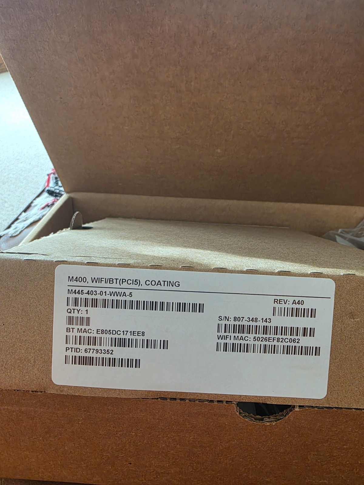 Brand New – Verifone M400 Multilane Terminal M445-403-01-WWA-5