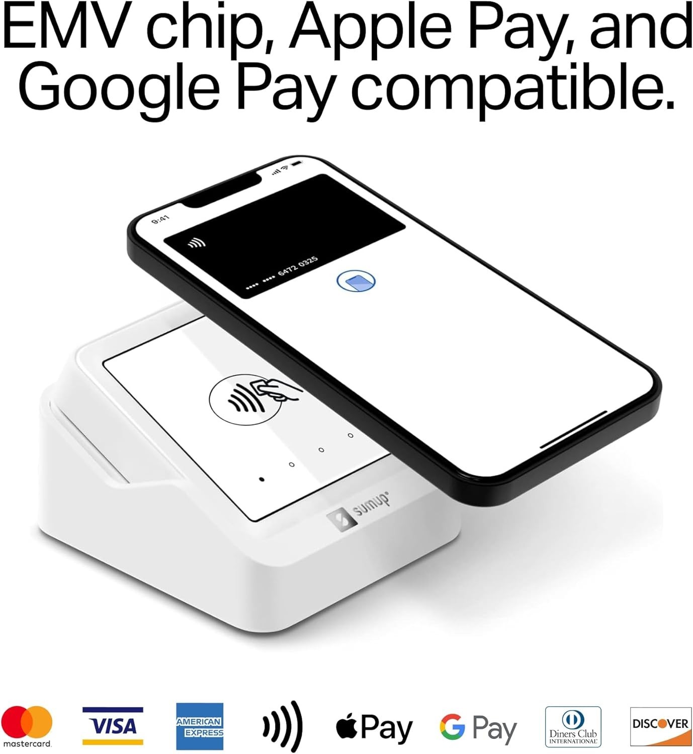 Solo Touch-Screen Payment Card Reader with Charging Station & Free Mobile Data