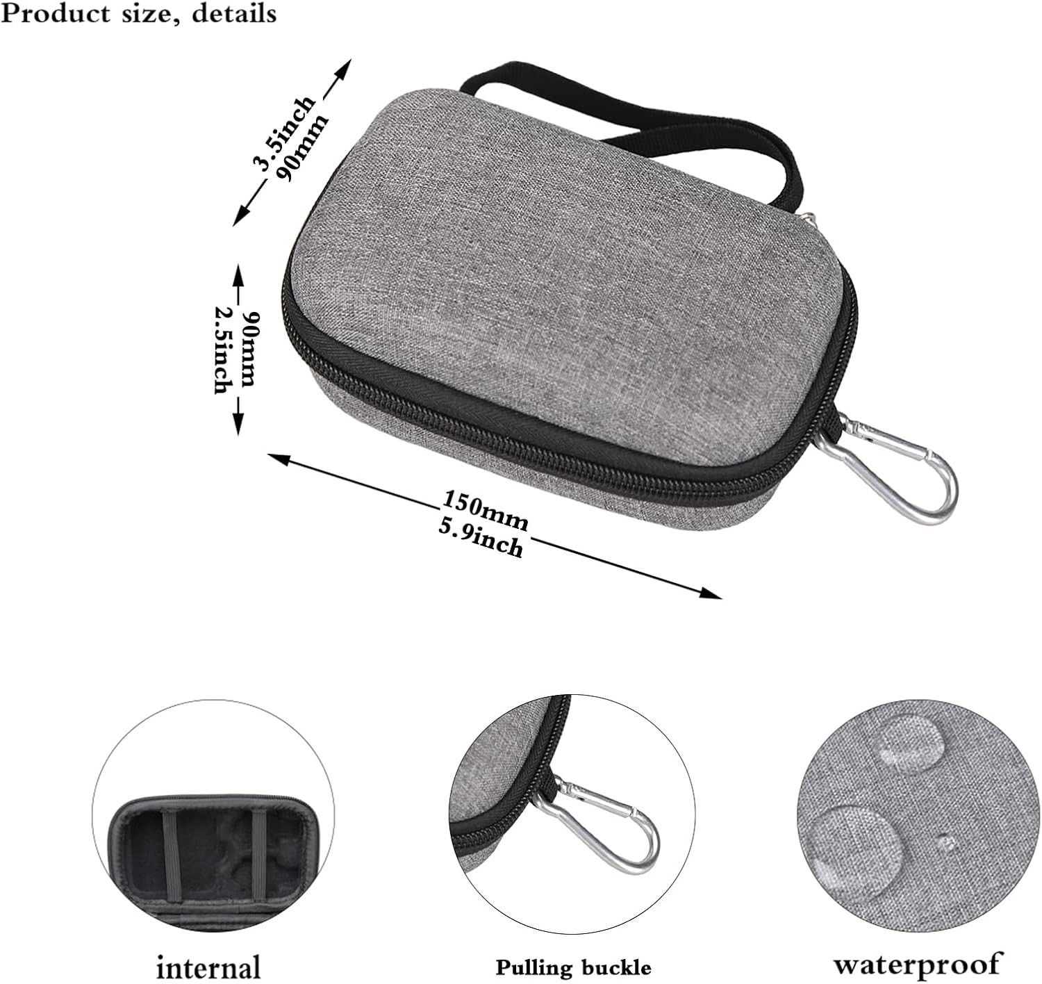 Hard Carry Case for Square Dock & Chip Reader – Waterproof & Stylish
