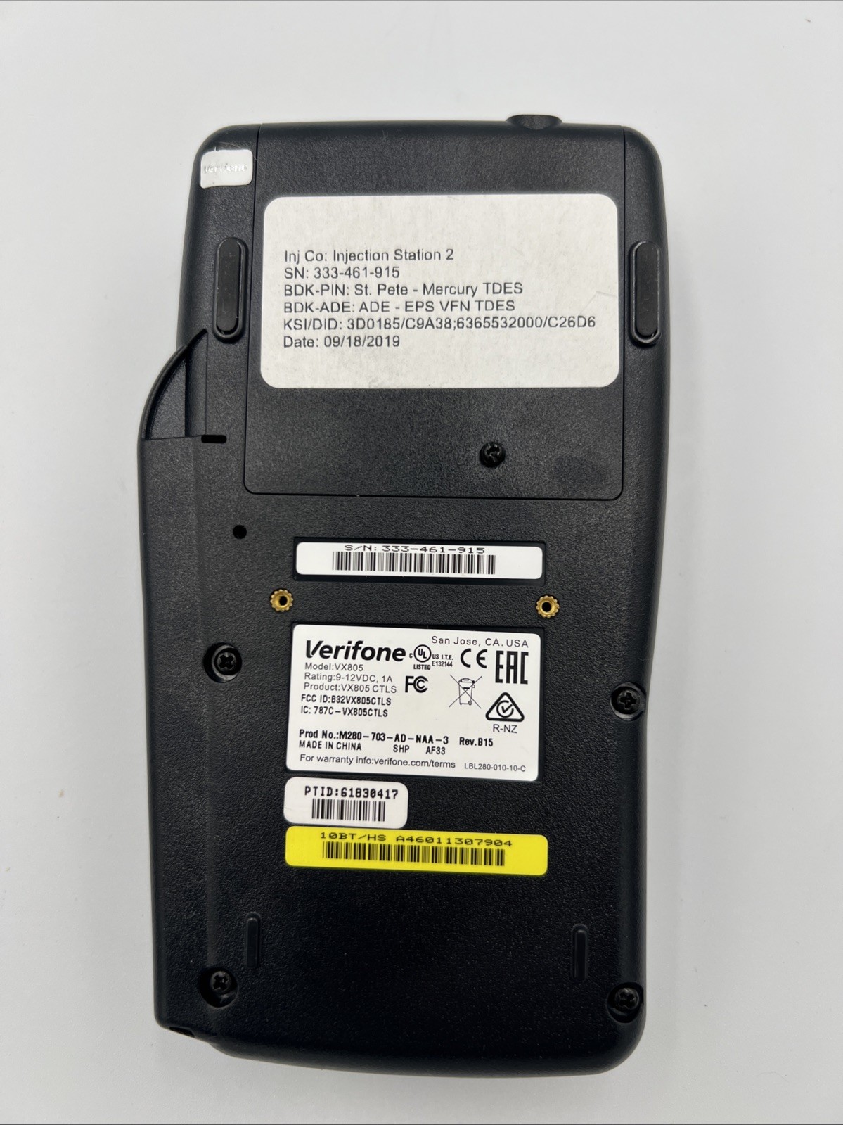 Verifone VX-805 Pin Pad Card Reader 160mb Keypad NEW!