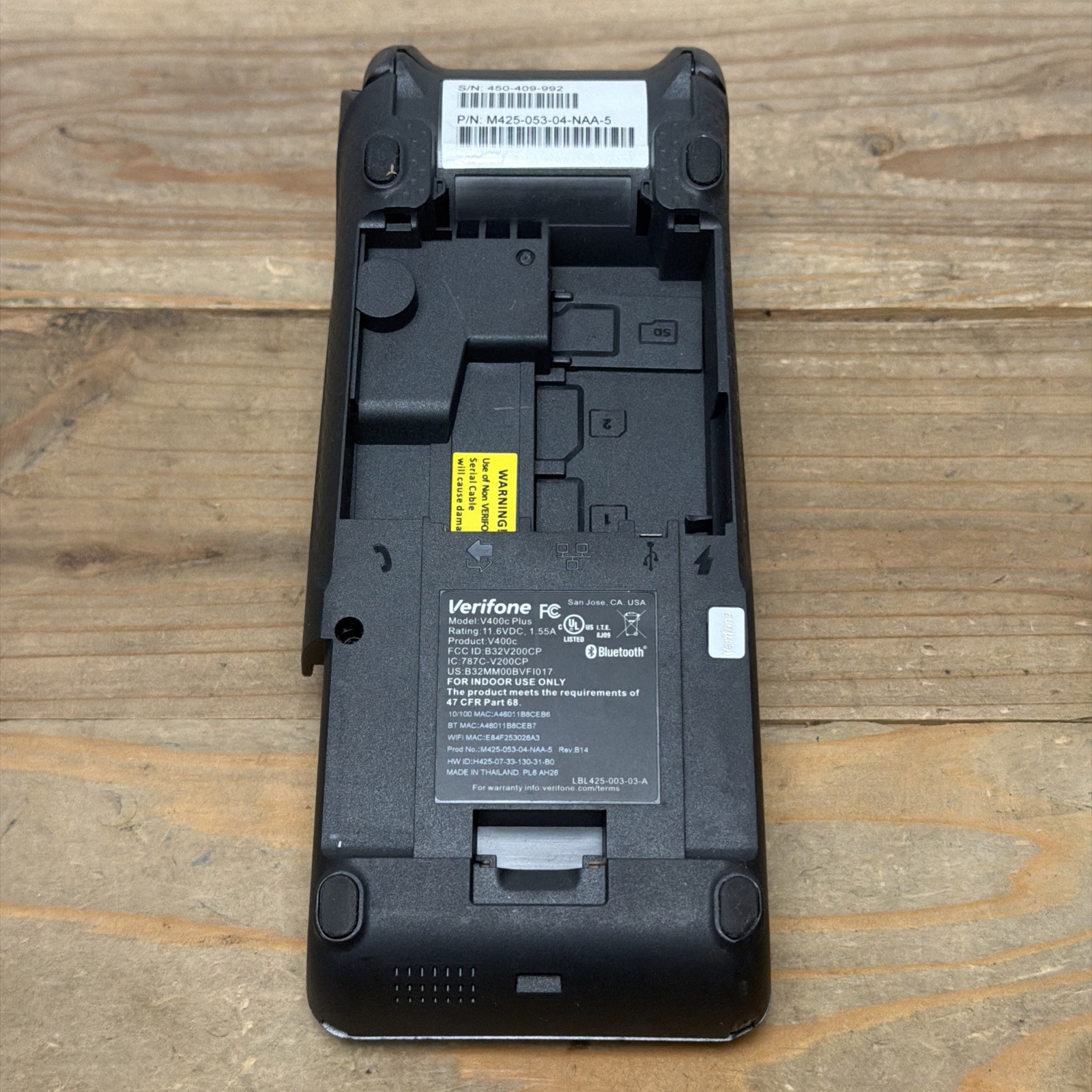 Verifone V400C Plus *PARTS OR REPAIR ONLY*