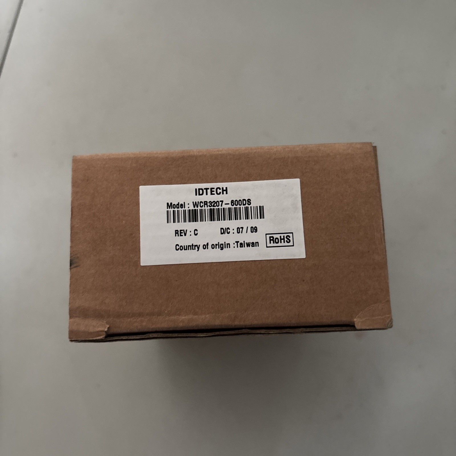 Idtech WCR3237-733U Omni Barcode and MagStripe Reader, Track 1, 2, and 3, USB