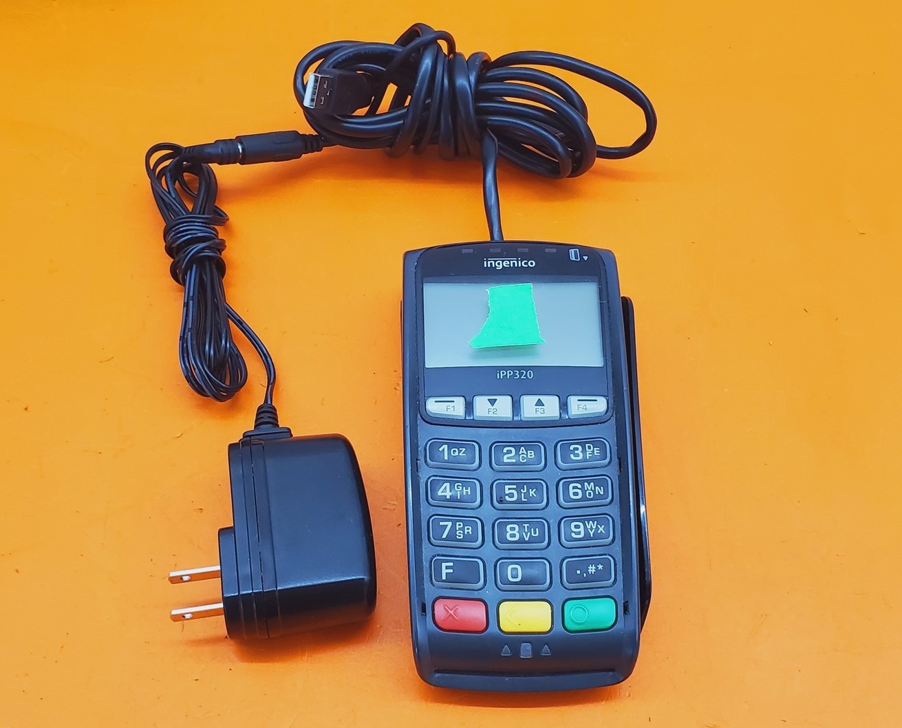 ⭐️⭐️⭐️⭐️⭐️ Ingenico IPP320 USB Credit Card Reader Pin Pad Terminal w/ Adapter