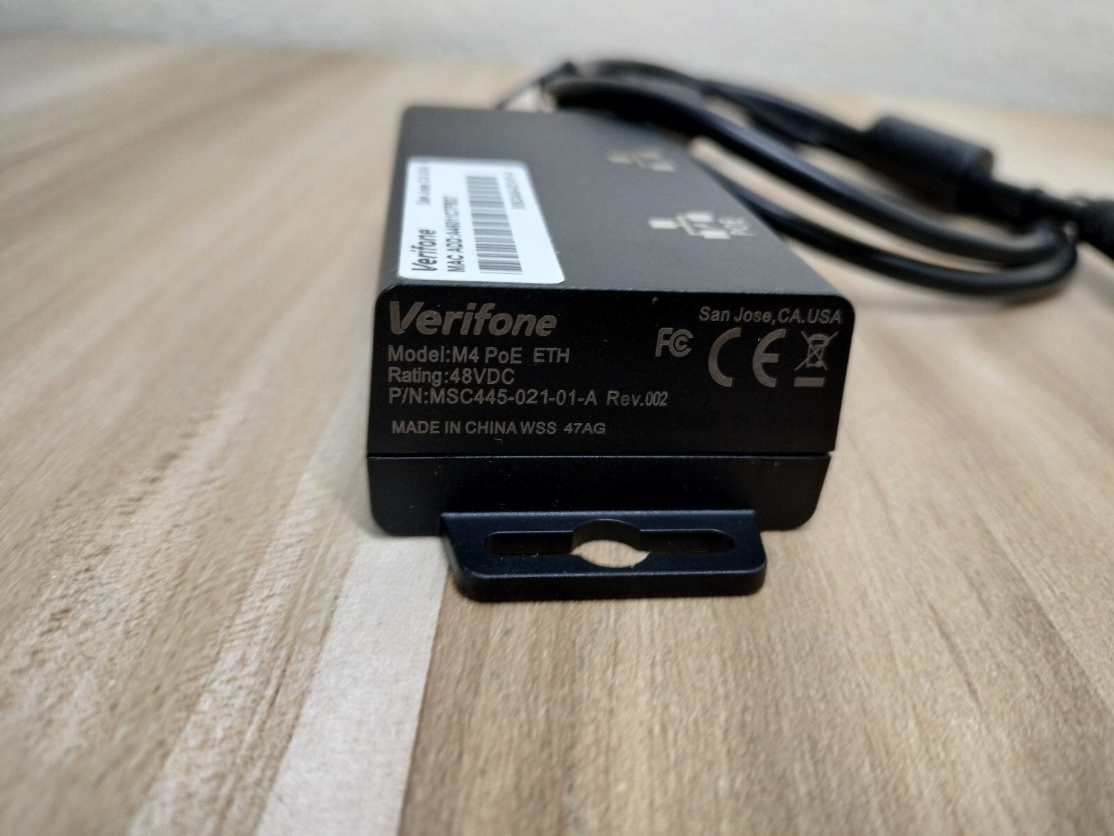 Verifone (MSC445-021-01-A) M4 PoE ETH Ethernet Cable Assembly