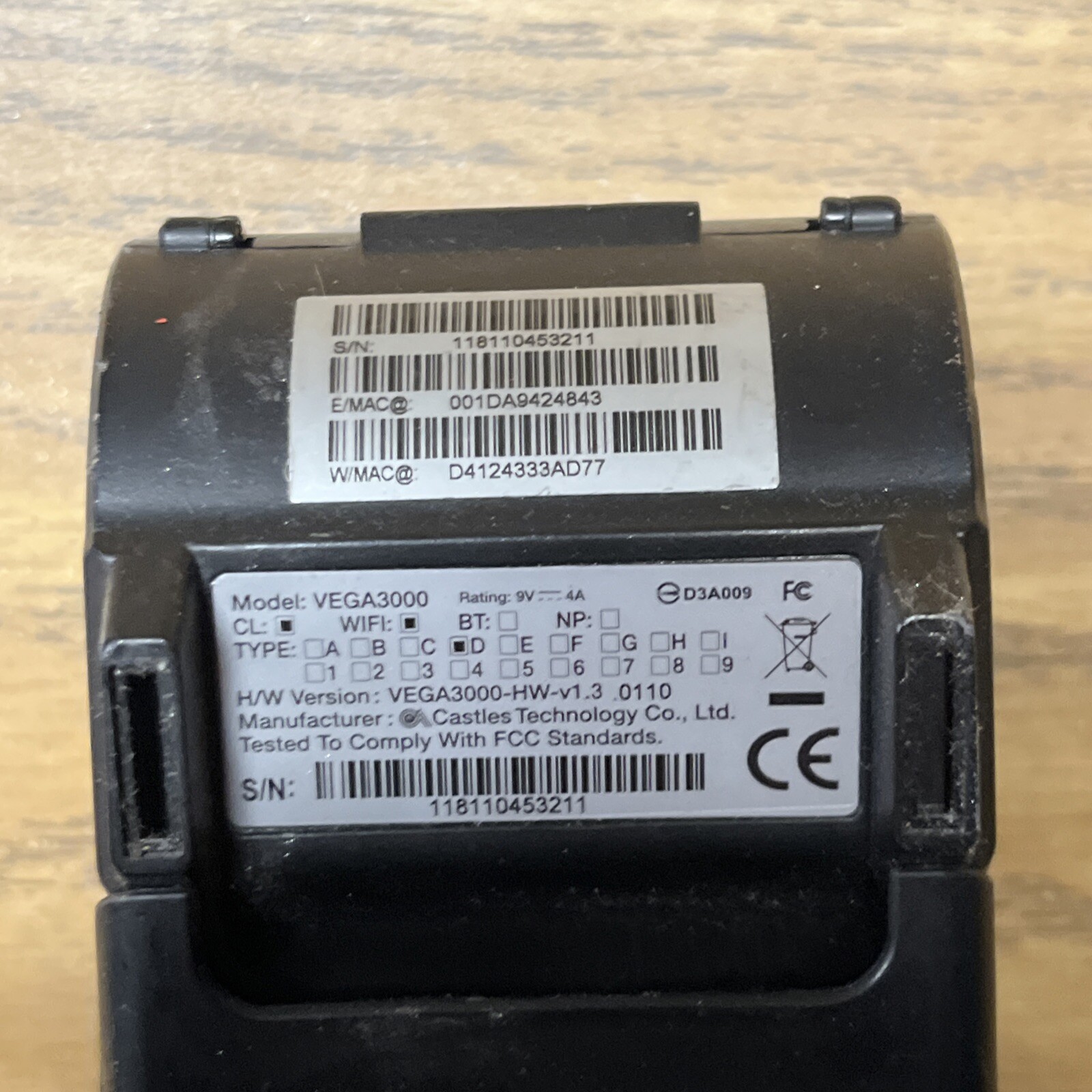 Dejavoo Z11 Credit Card Payment Machine