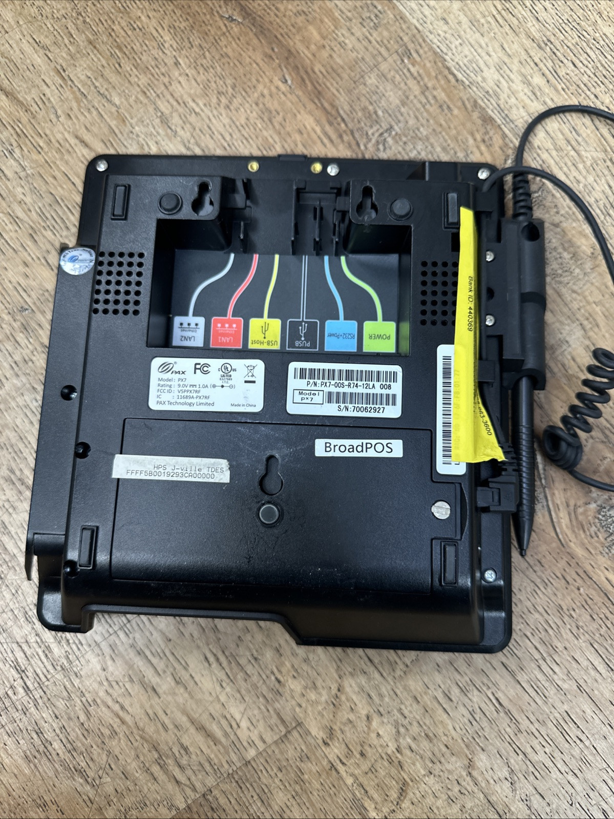 PAX PX7 Retail Multi-Lane Payment Terminal Signature Pad PX7-00S-R74-12LA No PSU