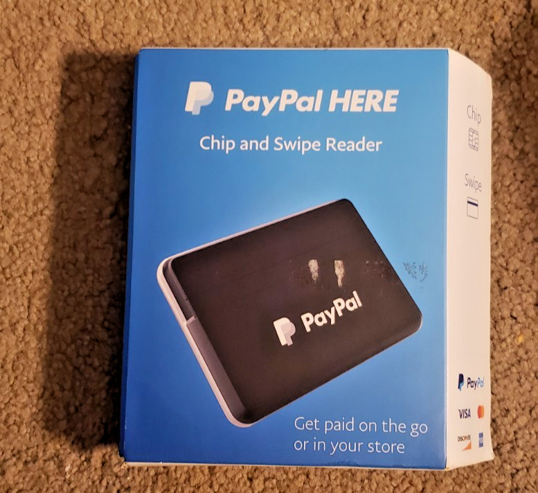 2 PayPal PCSUSDCRT Chip and Swipe Reader – Black 2020 Open Box