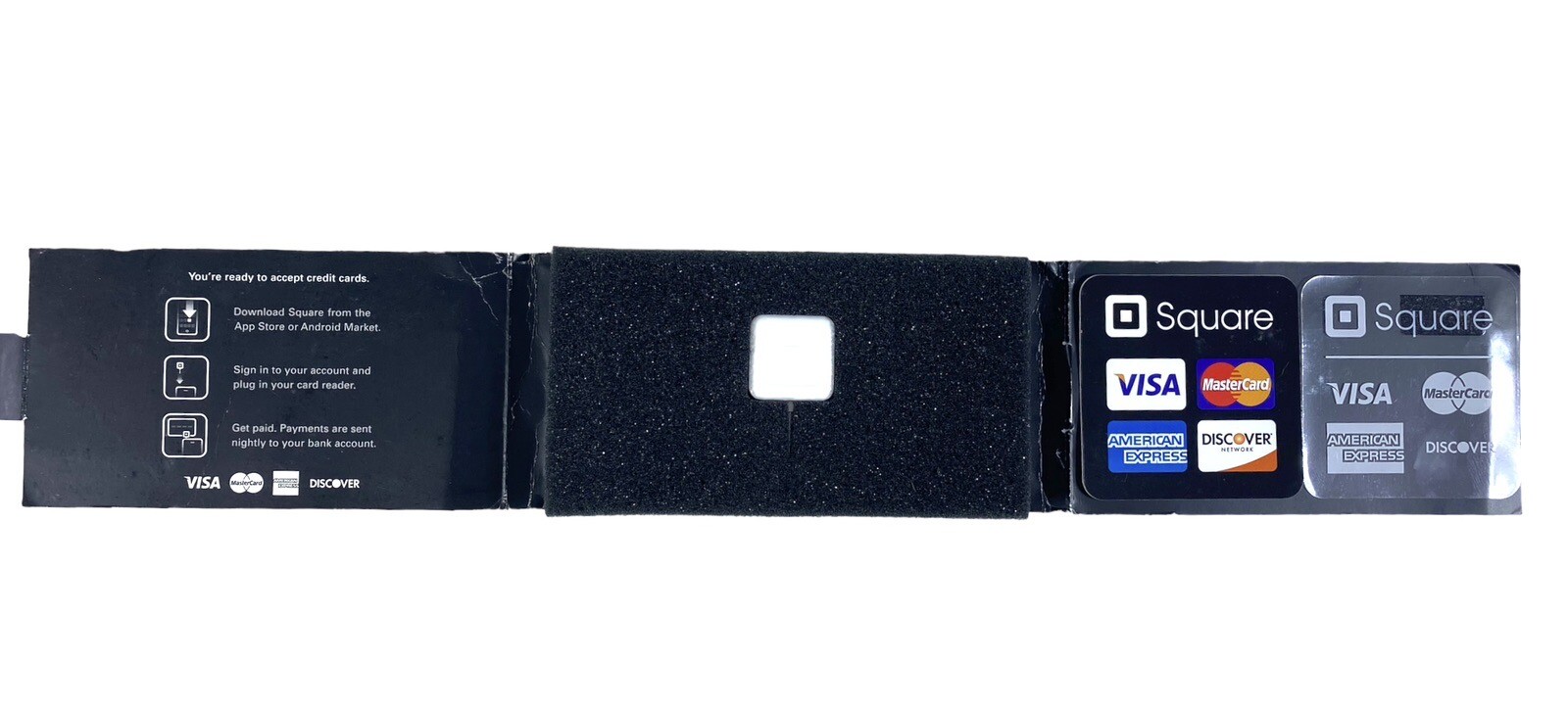 Square A-PKG-0206-01 Card Reader for iPhone Headphone Jack (Older Models)