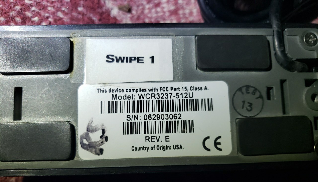 ID TECH Omni 3237 Heavy Duty Slot Reader – magnetic card reader- USB WCR3237512U