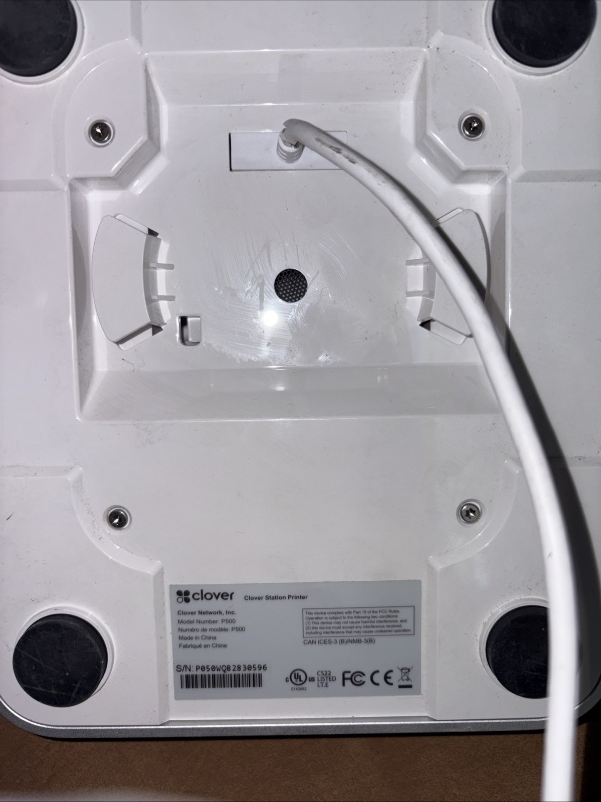 Clover Station P500 Printer ~ Cable Included