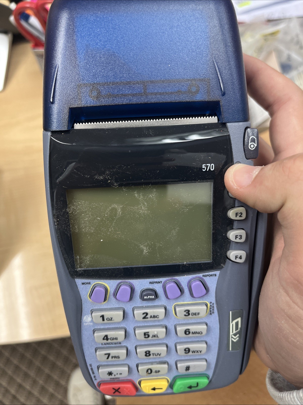 Verifone VX570 Omni VDA 5700 Credit Card Processor Reader