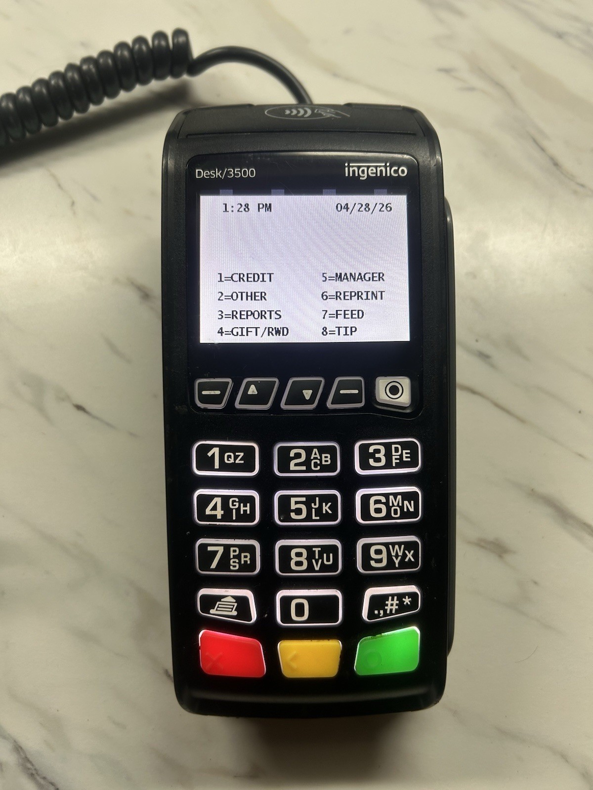 Ingenico Desk 3500 | Ethernet | Terminal | Card Reader | Apply Pay | Google Pay