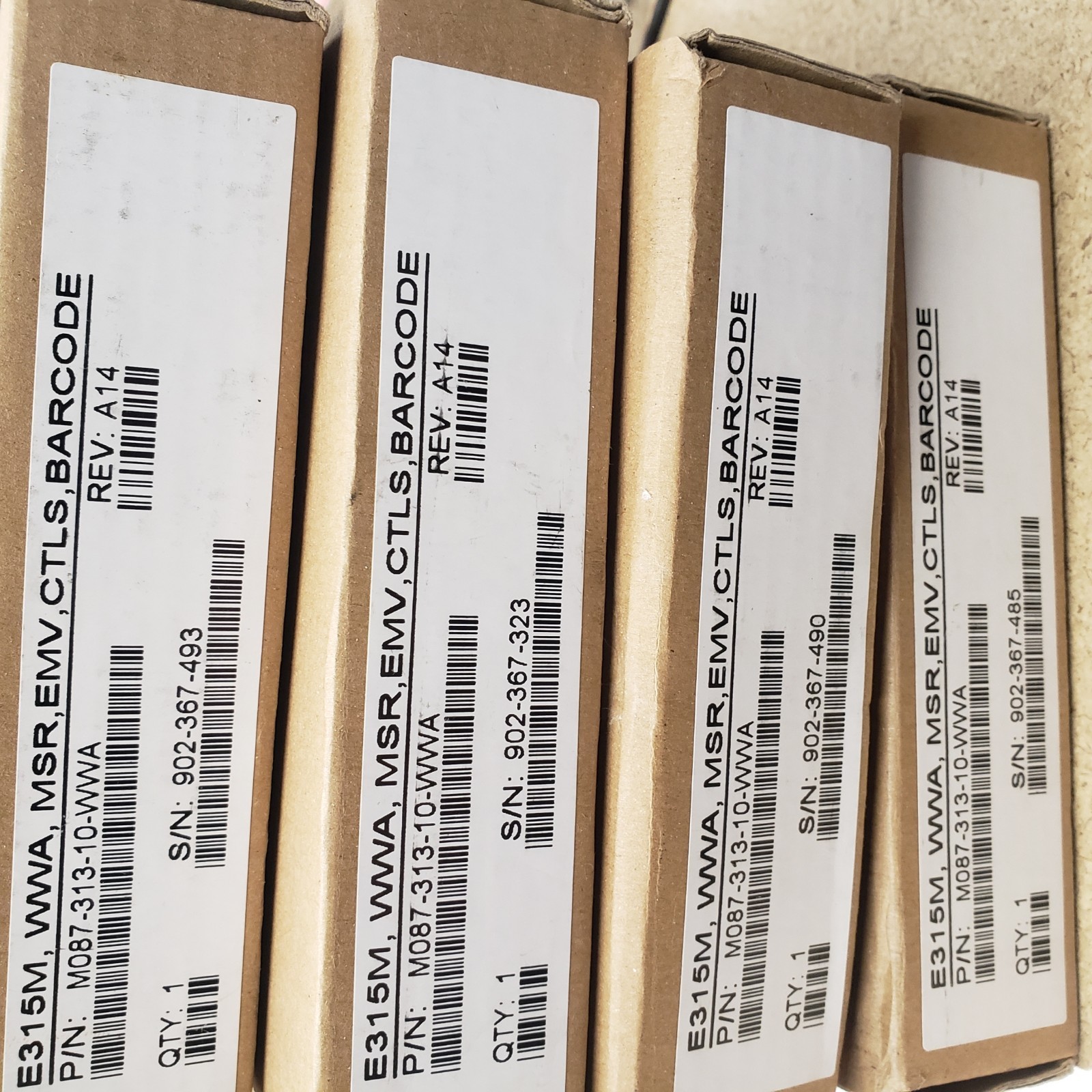 VERIFONE PAYWARE E315M IPHONE 5 IPOD MOBILE BARCODE CC TERMINAL M087-313-10-WWA