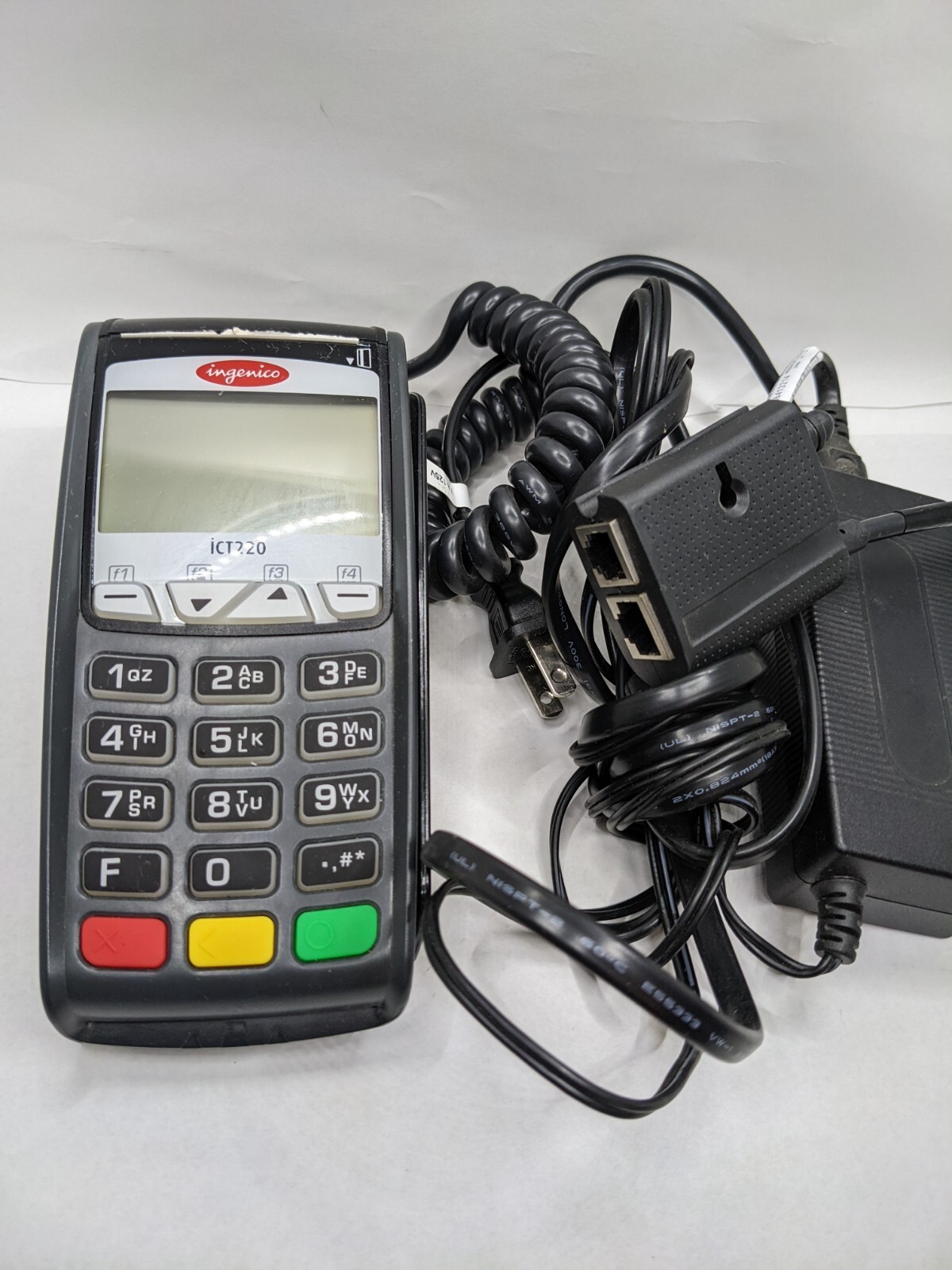 Ingenico ICT220 Credit Card Terminal EMV/CHIP Reader Power And Magic Box Cable
