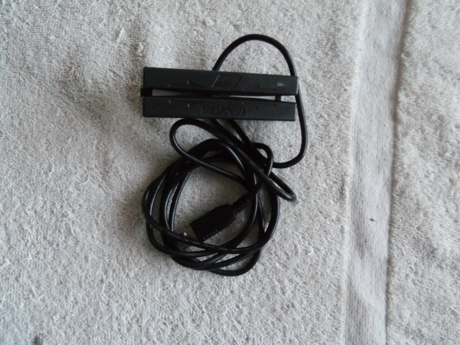 lot of 2 magtek dual head swipe usb card reader