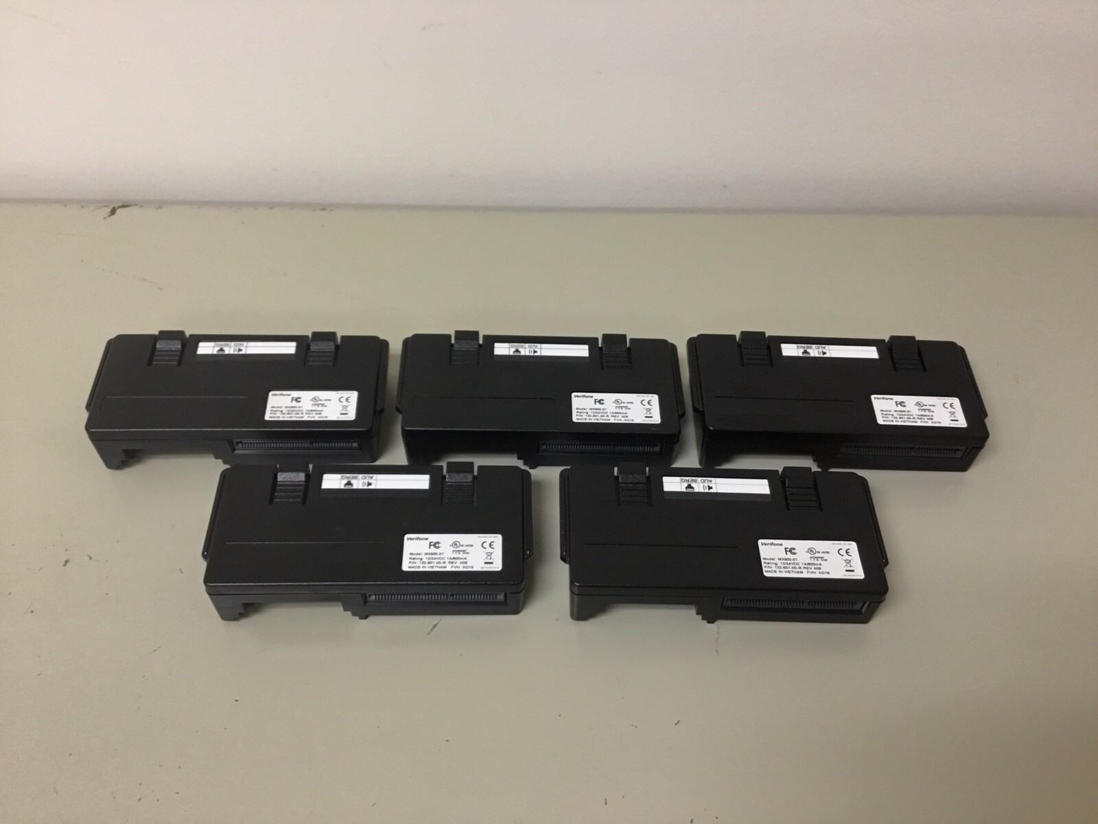 LOT OF 5 Verifone MX900-01 Input Output Block Interface 132-601-00-R for MX915