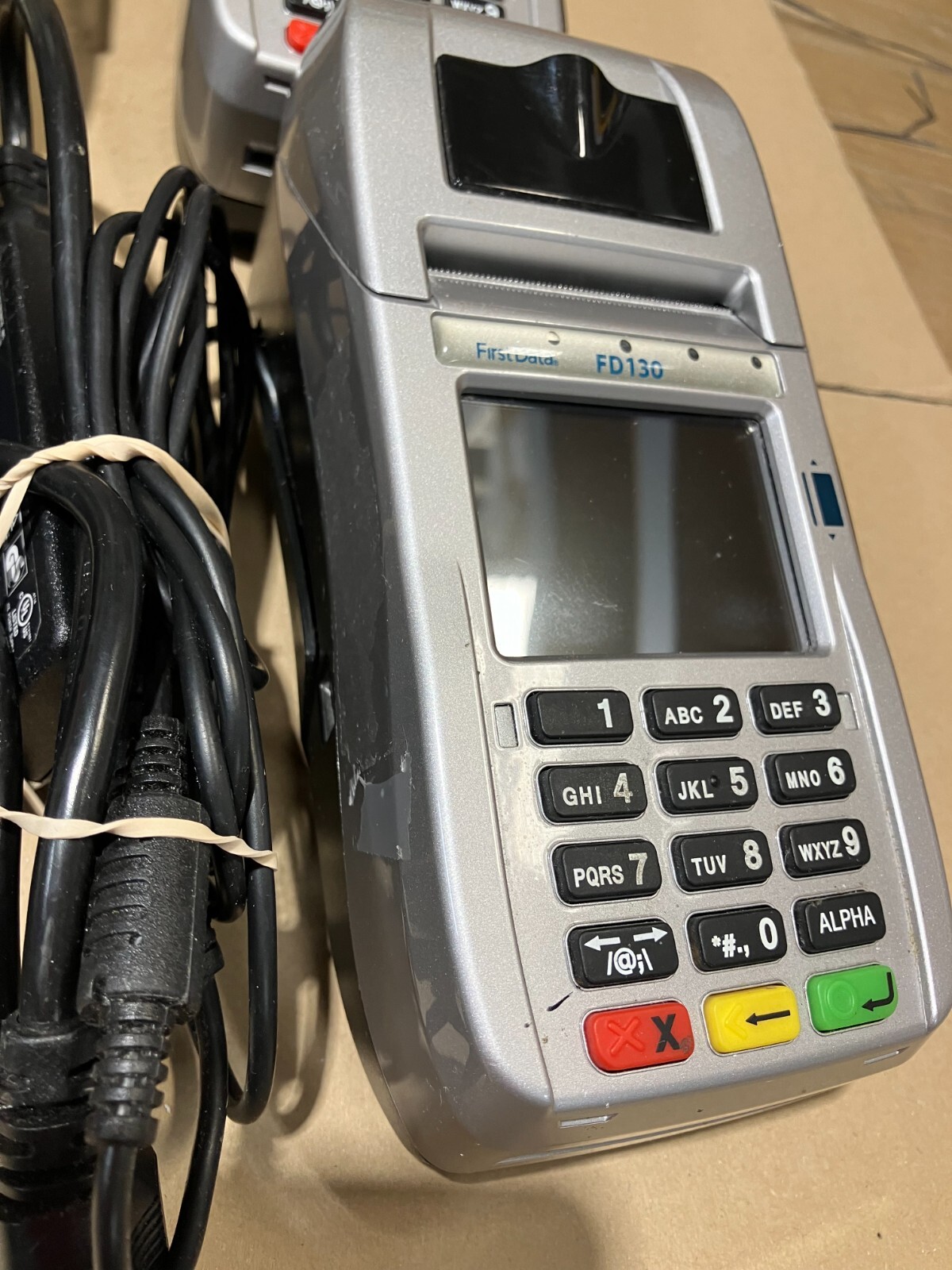 First Data FD130 Credit Card Terminal Set with FD35 Pin Pad