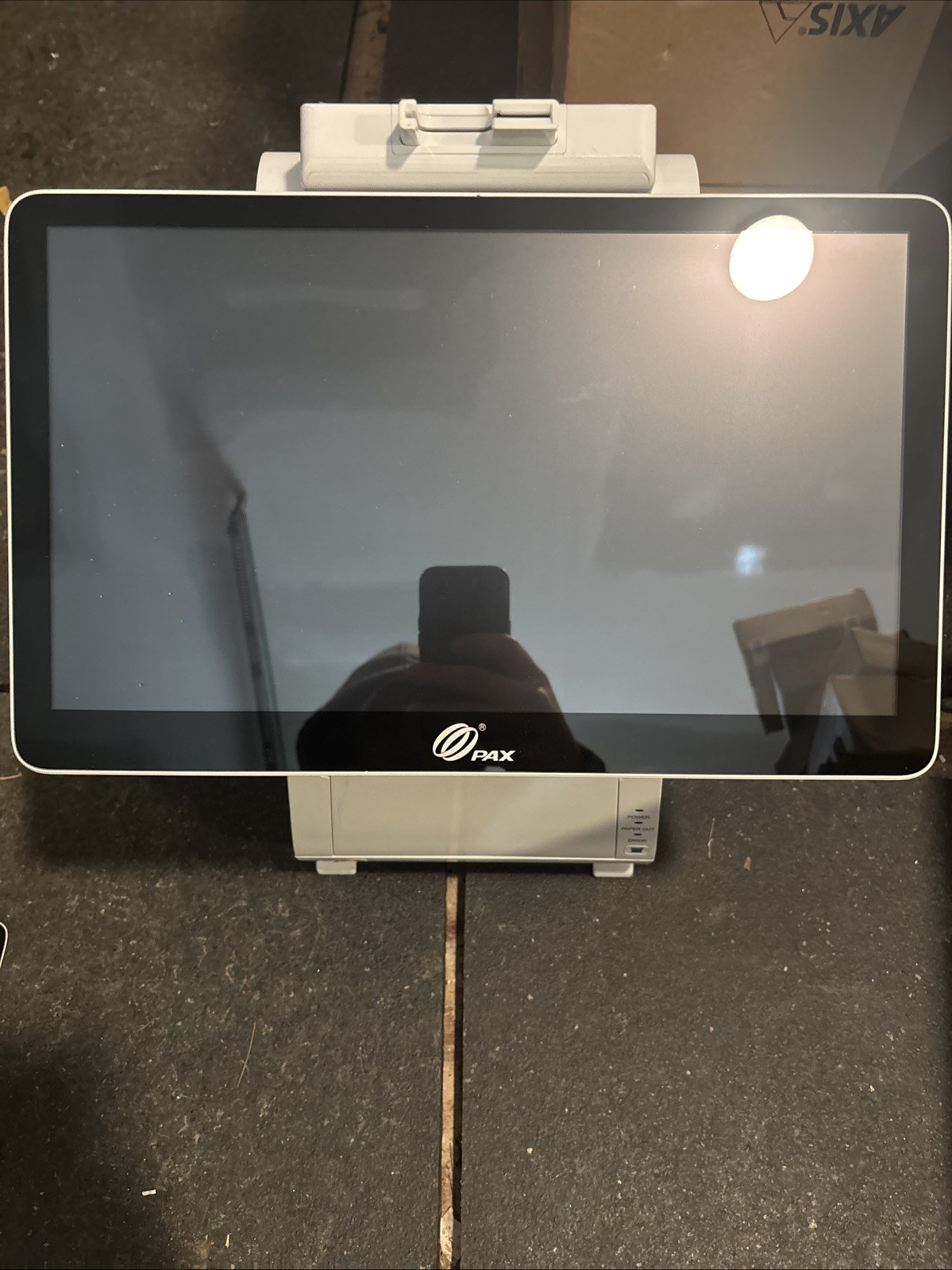 SpotOn PAX E800 POS Point Of Sale System UNTESTED NO PSU