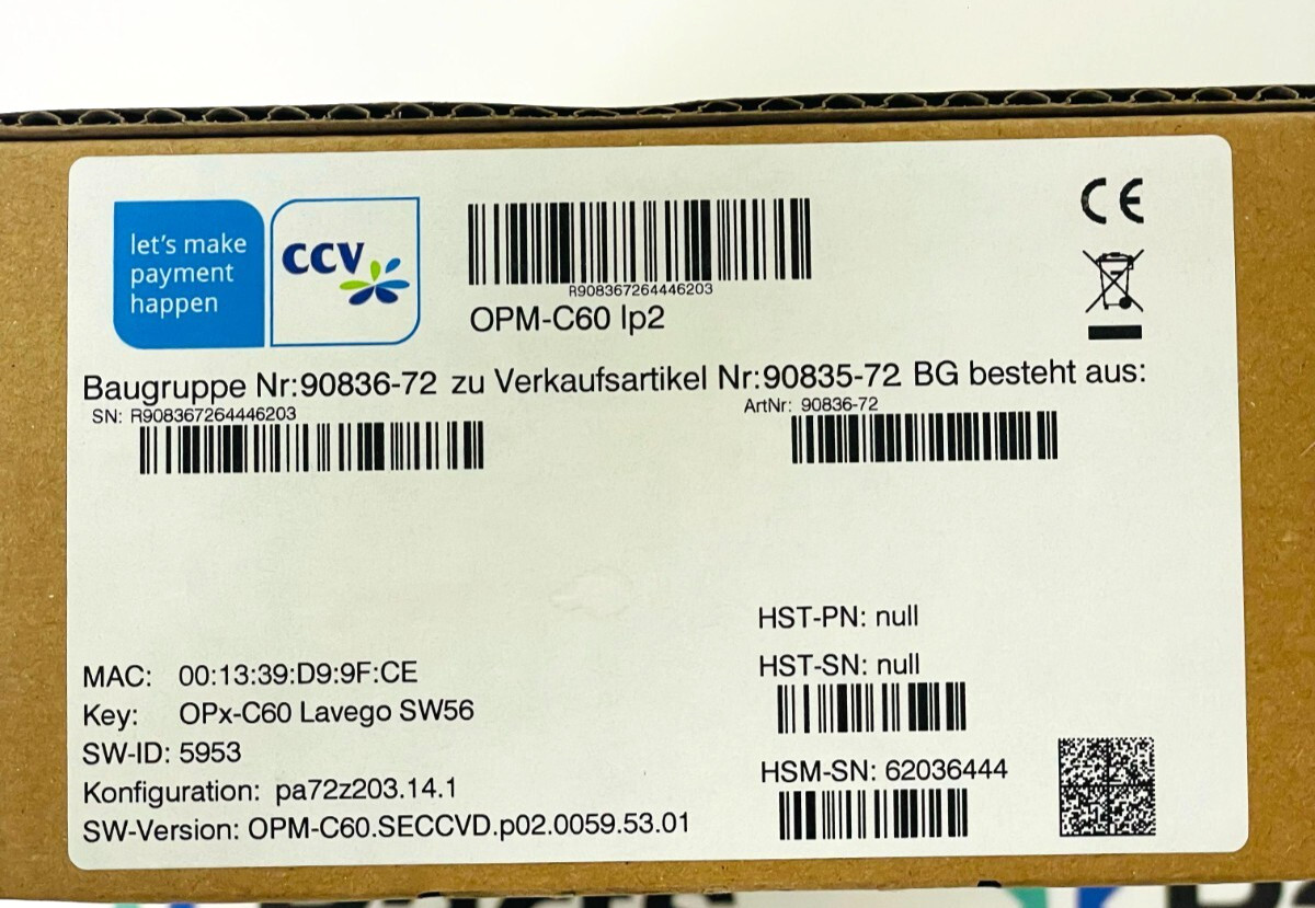 CCV OPM-C60-A01-001-02 Terminal Control Module OPM-C60IP2