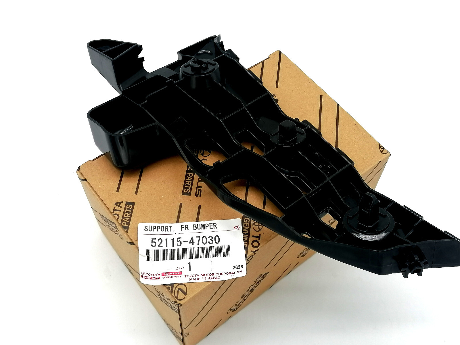 5211547030 GENUINE FOR TOYOTA 2012-2017 PRIUS V /+ FRONT BUMPER RIGHT BRACKET