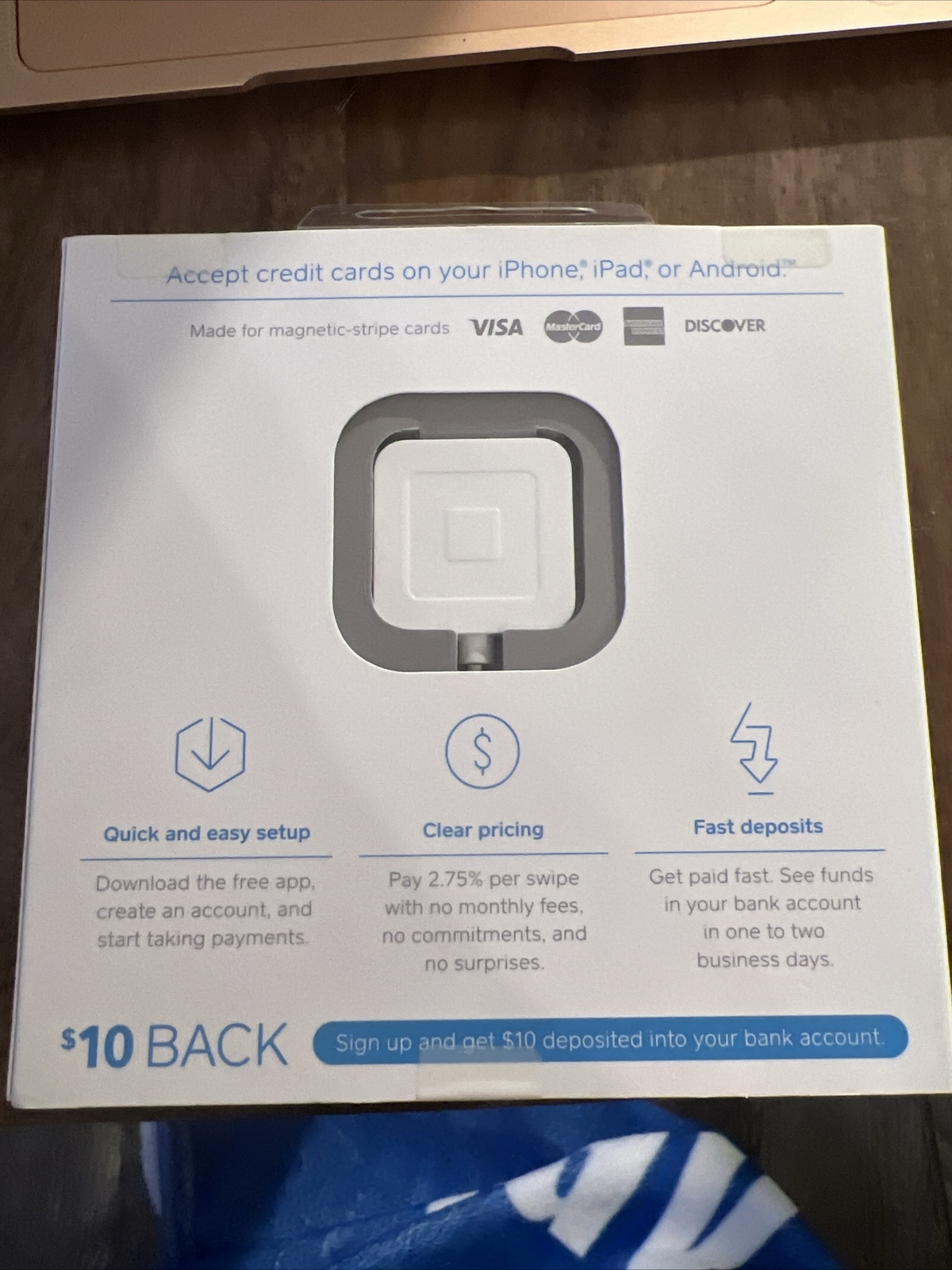 Square Credit Card Reader for iPhone, iPad and Android