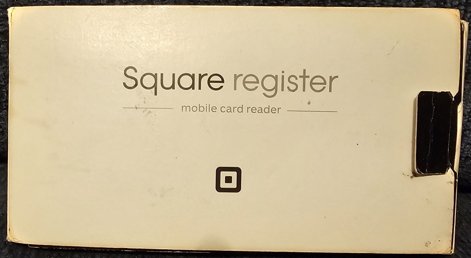 2 Square Credit Debit Card Reader 3.5mm Jack White iPhone Android Lot W/Stickers