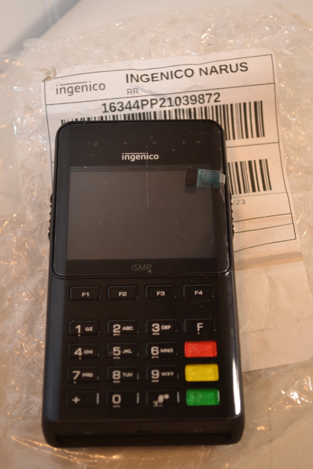 INGENICO ISMP IMP657-11P3556A PORTABLE POS TERMINAL