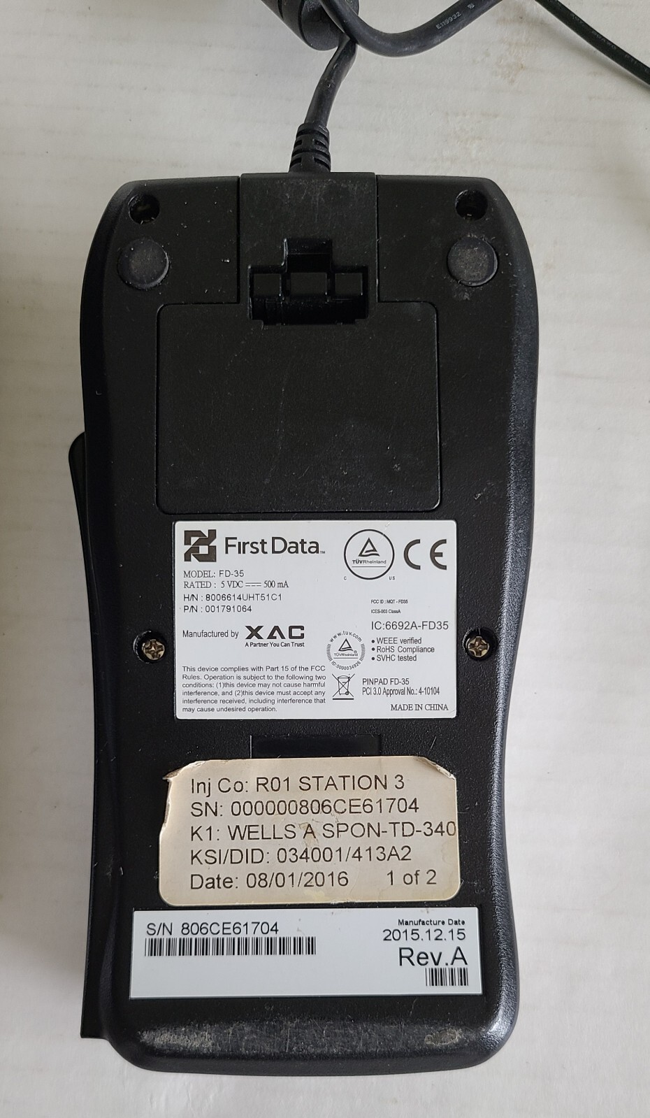 First Data FD130 Duo and FD-35 PIN EMV Pad Credit/Debit Card POS Terminal – Read