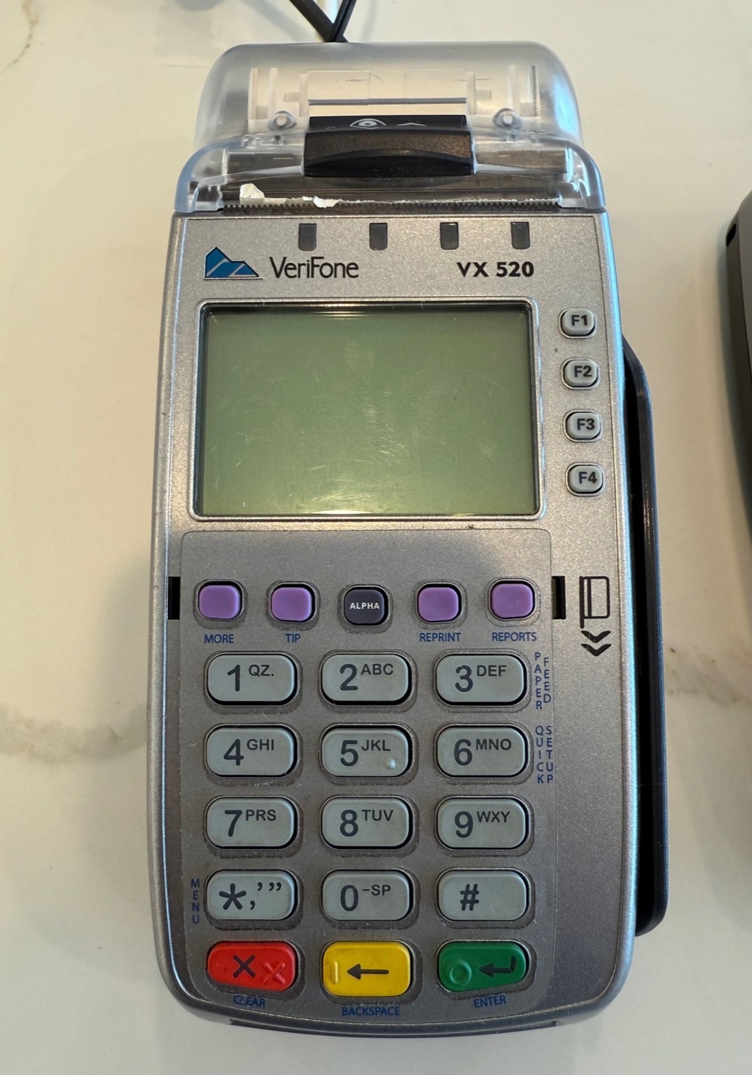 Verifone VX 520 + VX 820 Credit Card Terminal Bundle w/ Power Supply & Cables