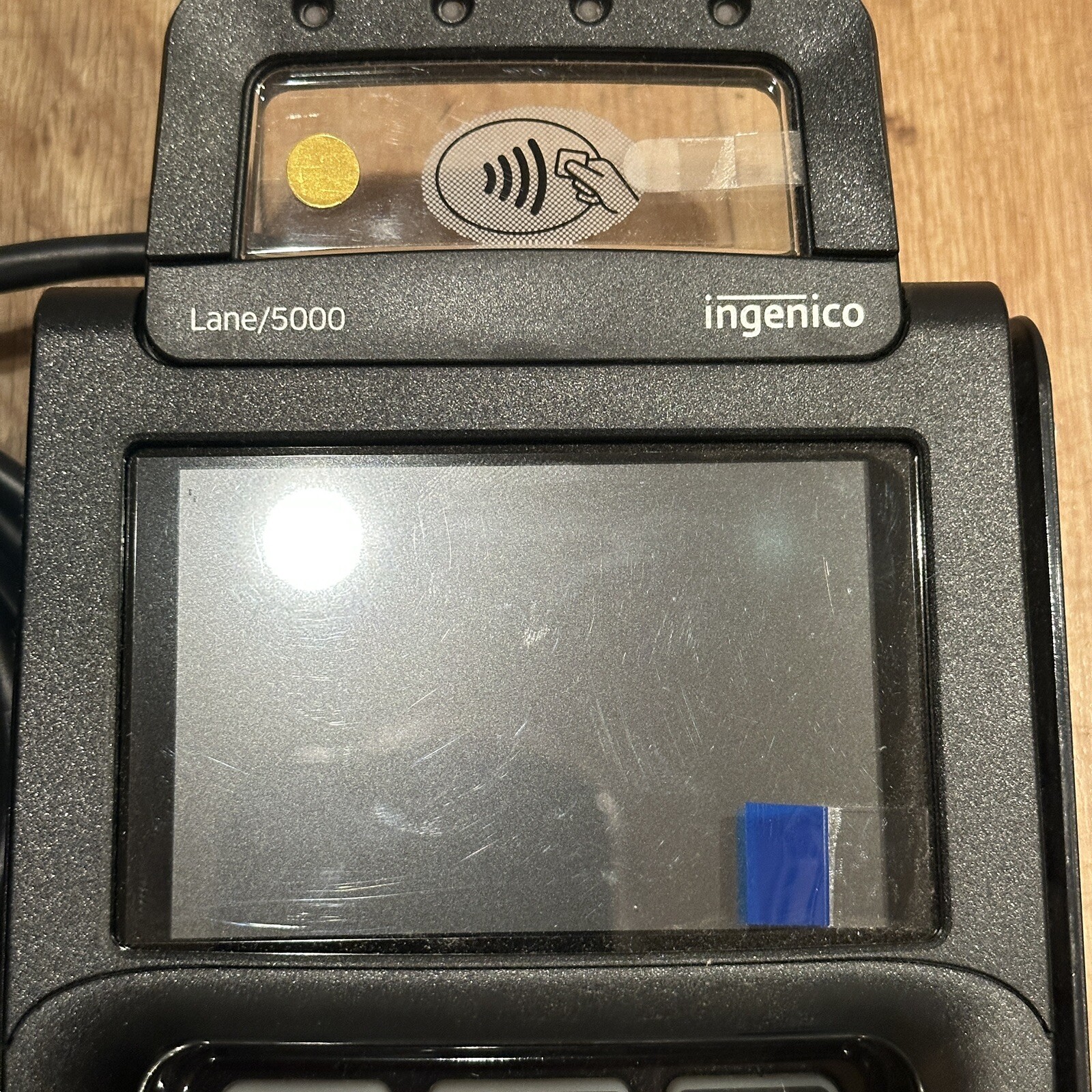 Ingenico Lane 5000 Credit Card Reader Point of Sale System. Slightly Used