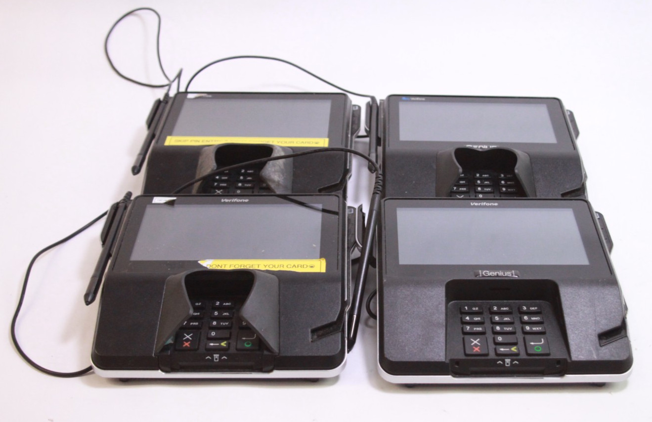 Lot of 4 Verifone MX925CTLS Pin-Pad Terminal Credit Card Machines Untested READ