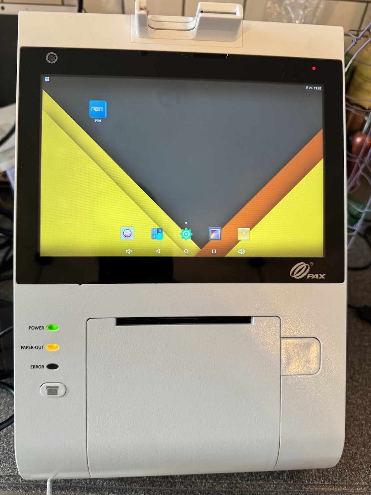 PAX E500 POS Terminal Powers Up, Reset To Factory Condition As Is Free Shipping