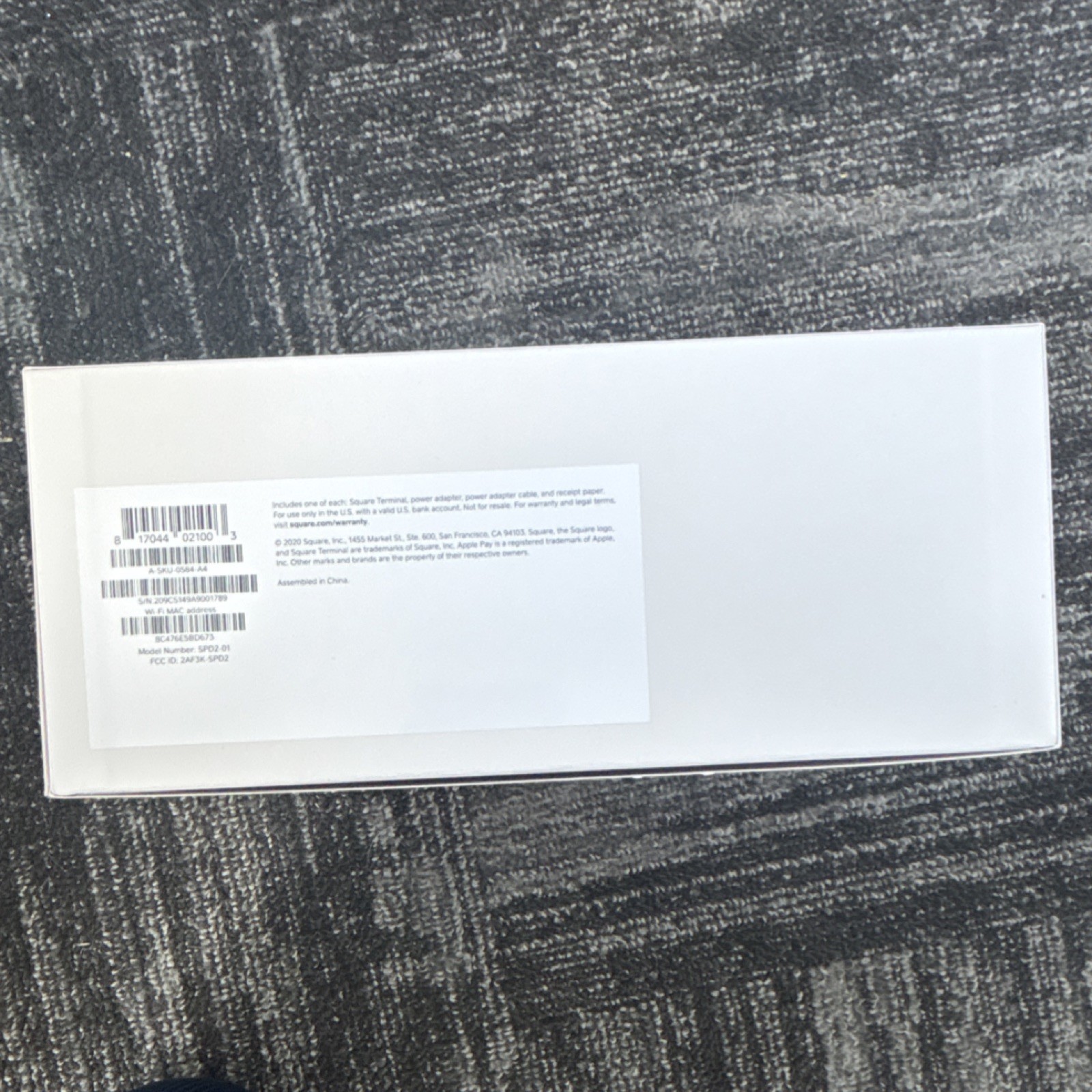 Square Terminal POS Credit Card Terminal All-in-One Payment & Receipt Device
