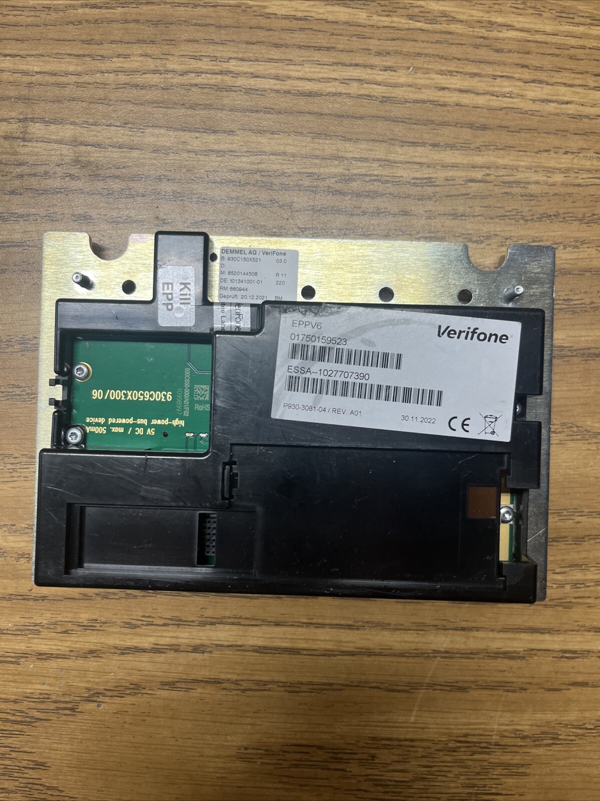 Verifone EPPV6 External Secure Hybrid Reader Keypad