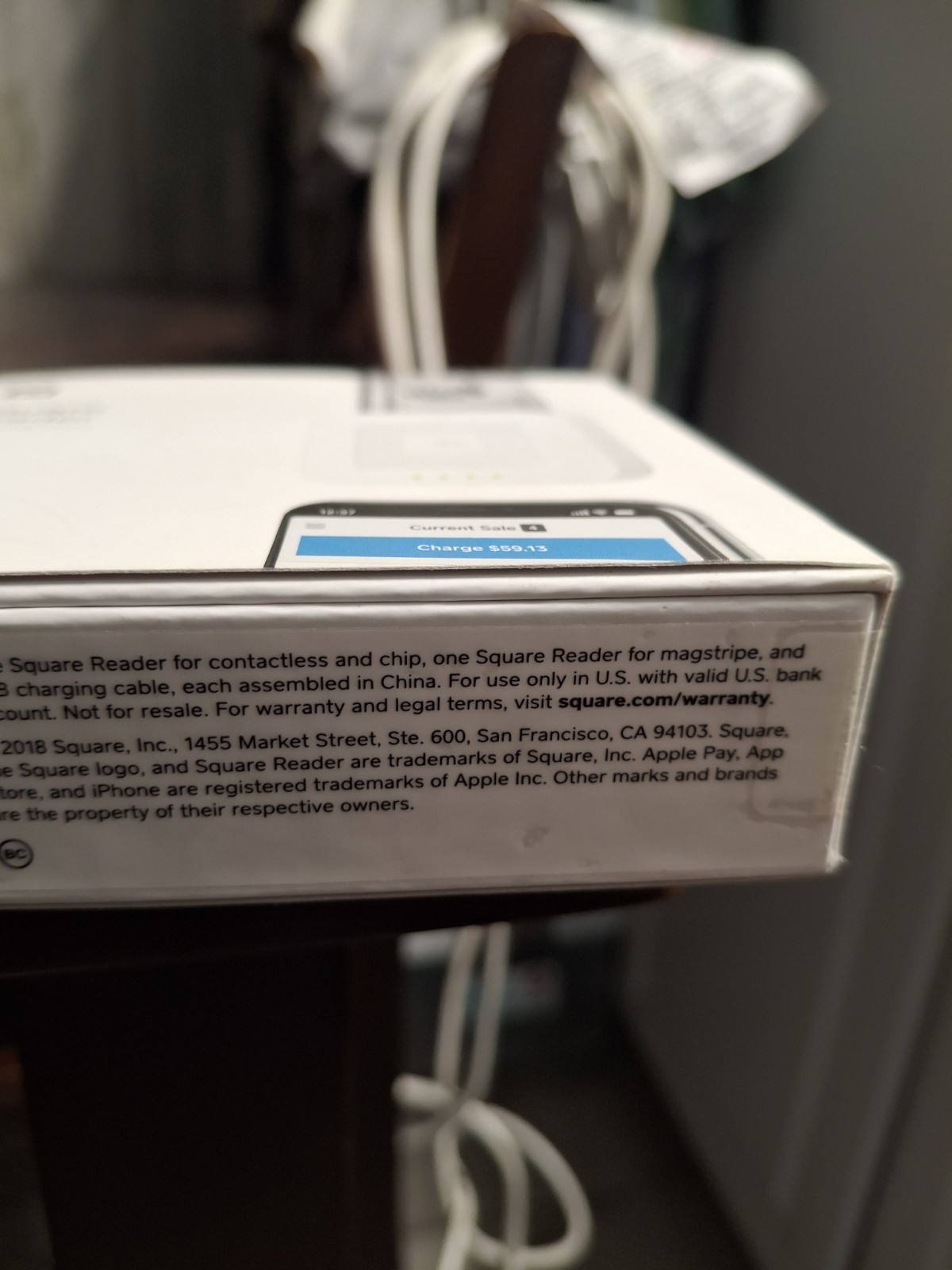 1st Gen Square Contactless Chip Credit Card Reader – A-SKU-0485 – New Sealed