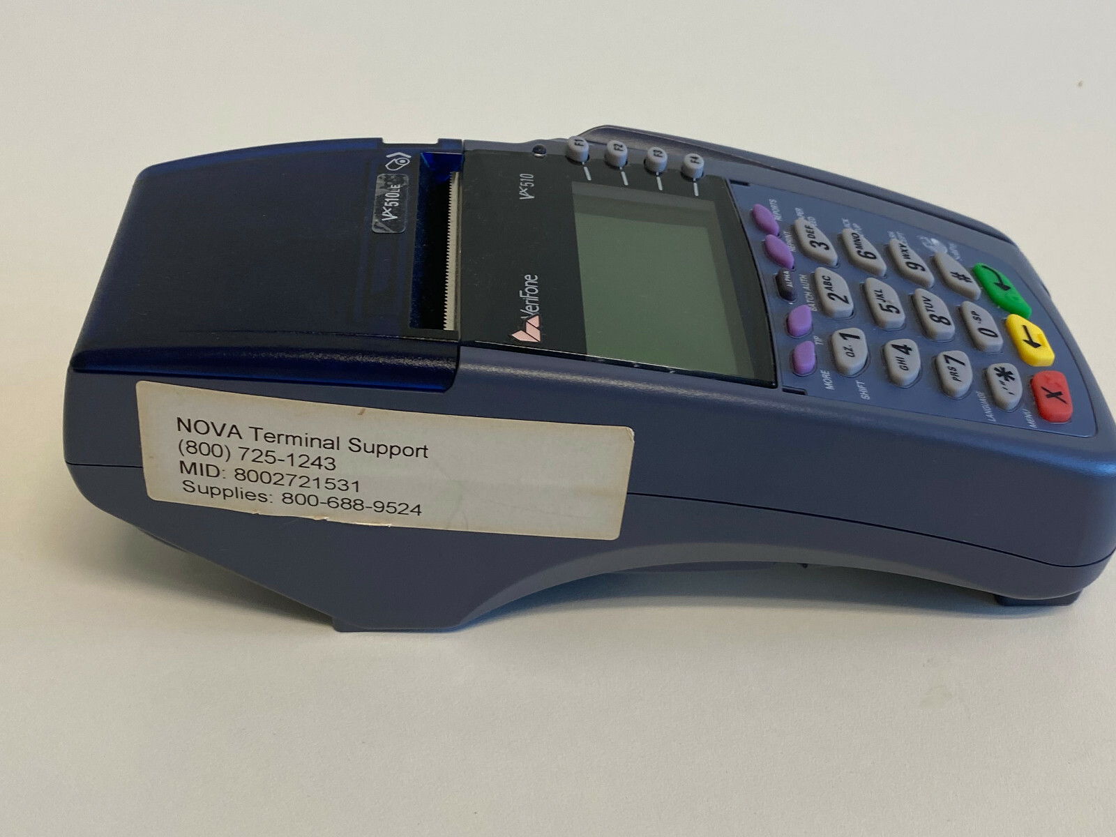 PP15: Verifone OMNI 5100 Credit Card Reader W/ Power Supply & Telephone Cable