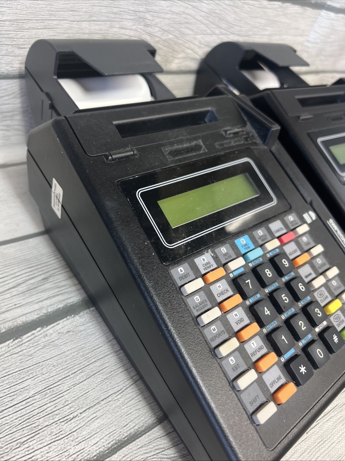 Hypercom T7Plus POS Credit Card Machine Terminal /Untested. Lot Of 2