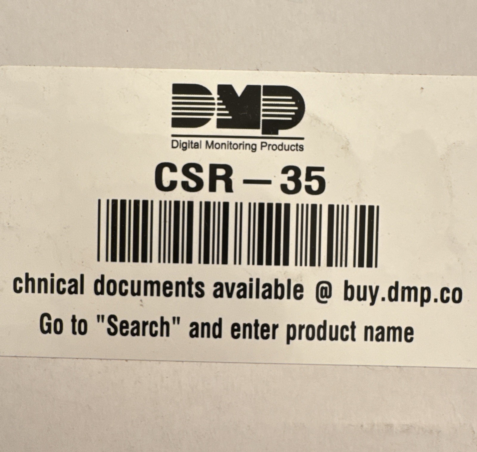 DMP Farpointe CSR-35L Proximity Card Reader – Black – Rev 8 –