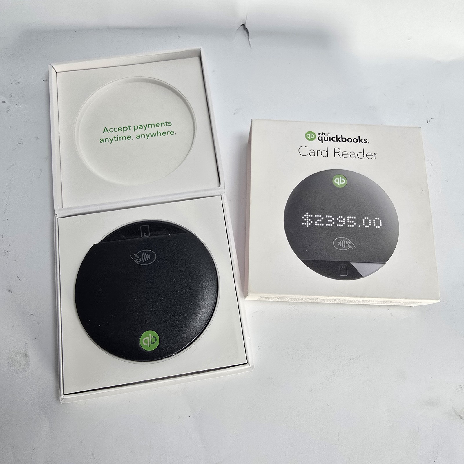 Intuit QuickBooks Card Reader Contactless Chip Payments USB-C Good Used