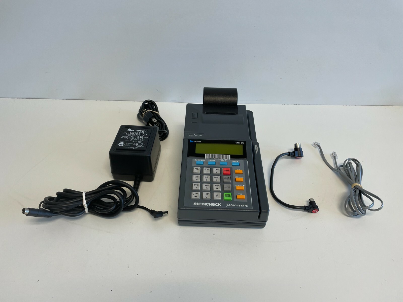 PP18: Verifone Omni 396 Credit Card Machine with PrintPak350