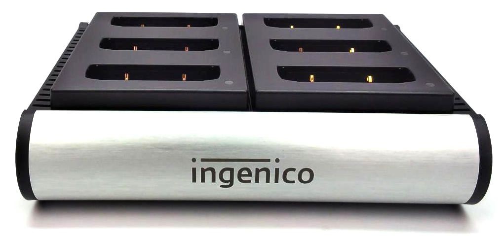 Ingenico ISMP4 Charging Dock Cradle 6 Bay WI-DOCK-IDK351539 Genuine OEM