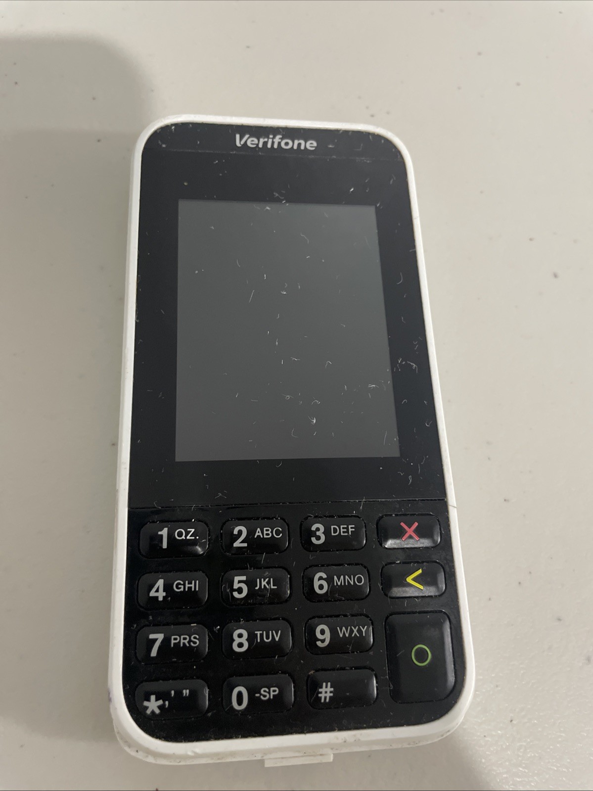 VeriFone e285 Model Mobile Payment Device Wi-Fi/Bluetooth BPK087-600 Parts Only