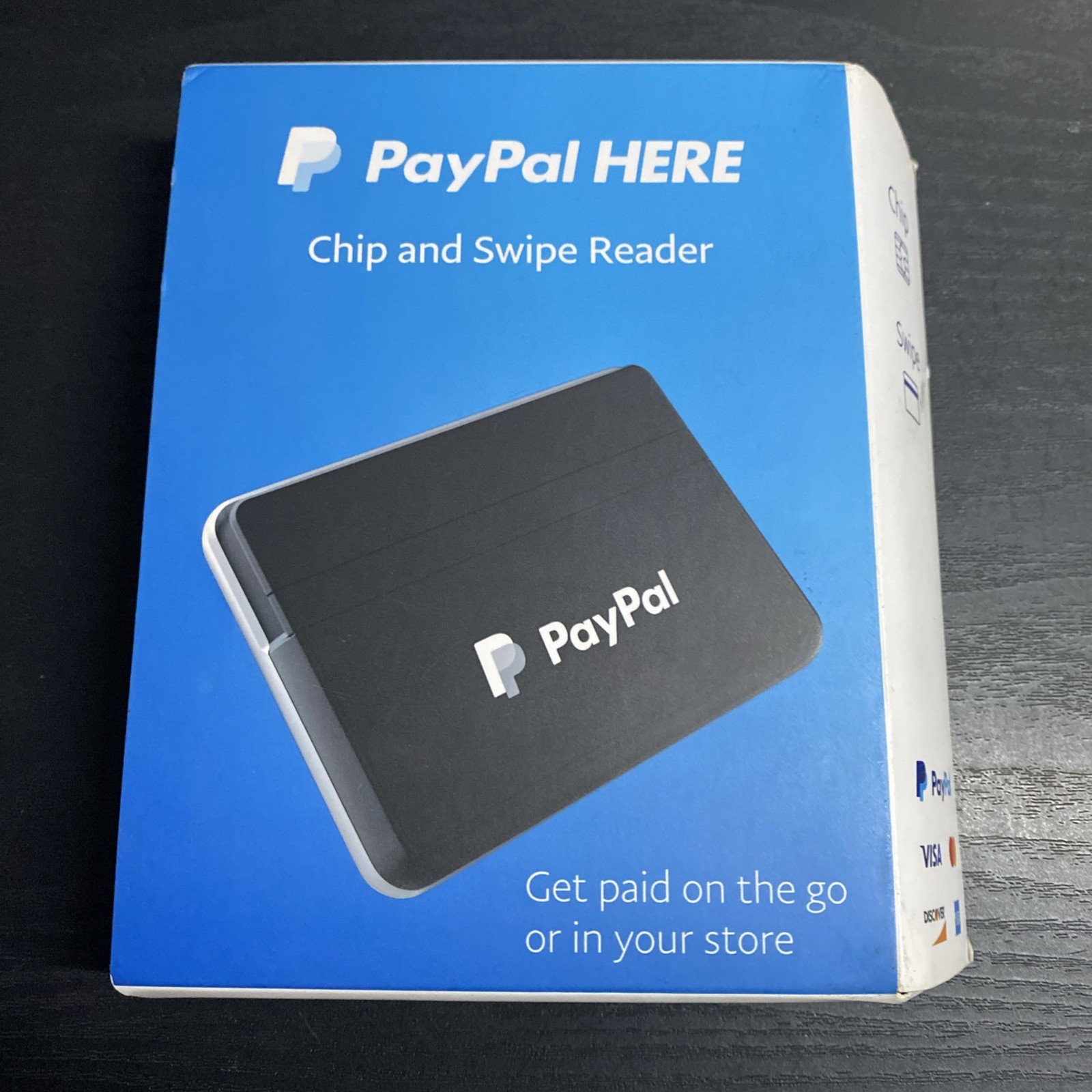PayPal HERE Chip and Swipe Reader Mobile Credit Debit Card Processor Black