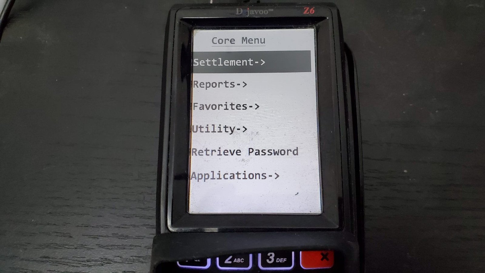 LOT OF 10/ DeJavoo Z6 VEGA3000 Credit Card Terminal
