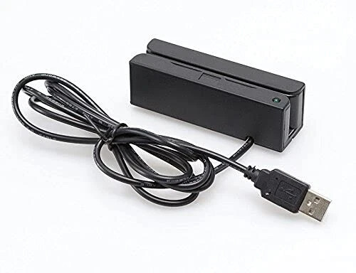 MSR110 Credit Card Reader USB Magnetic Strip Reader – Black