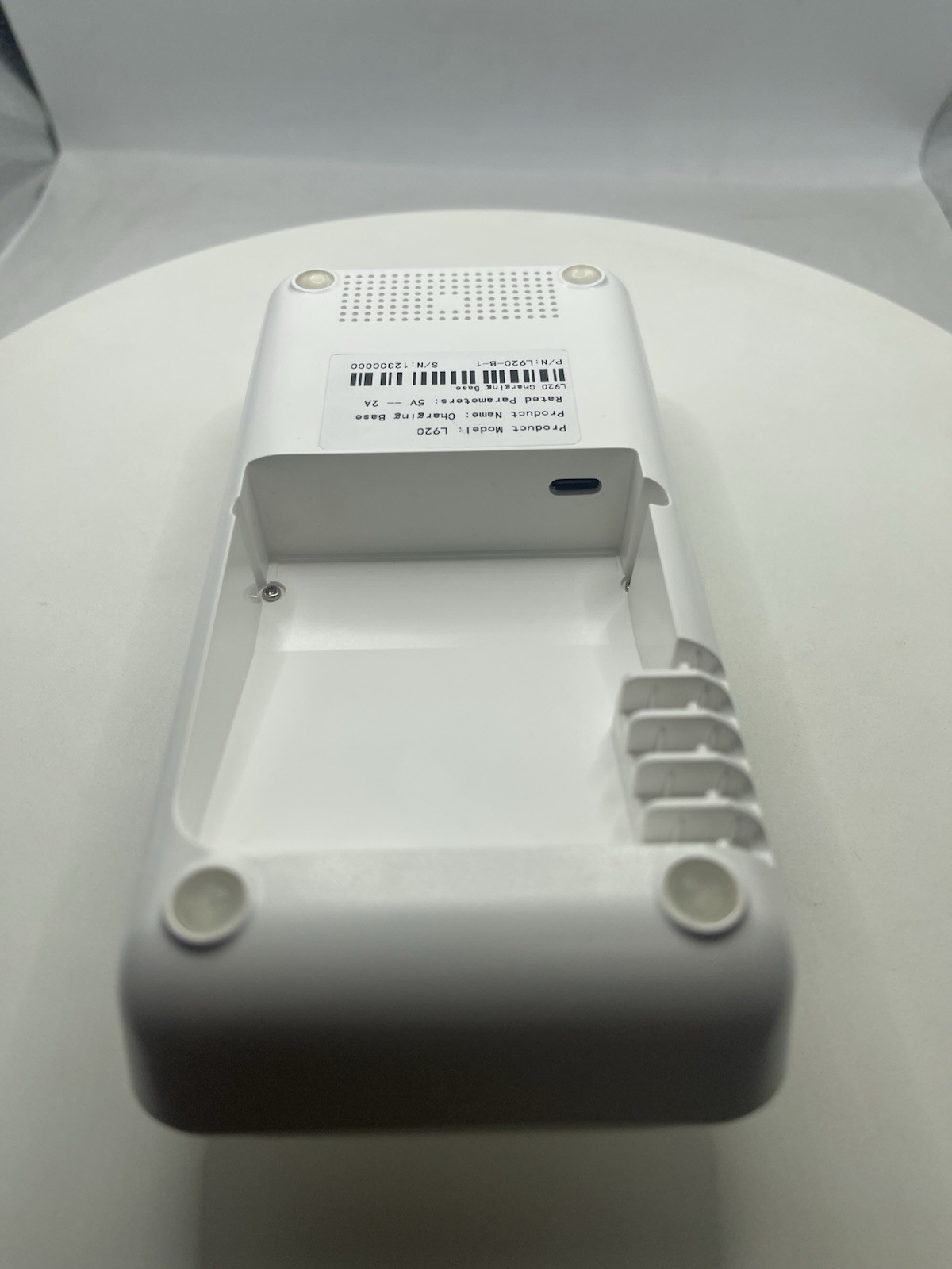 L920 Charging Base for PAX A920 Credit Card Terminal with Type C charging cable