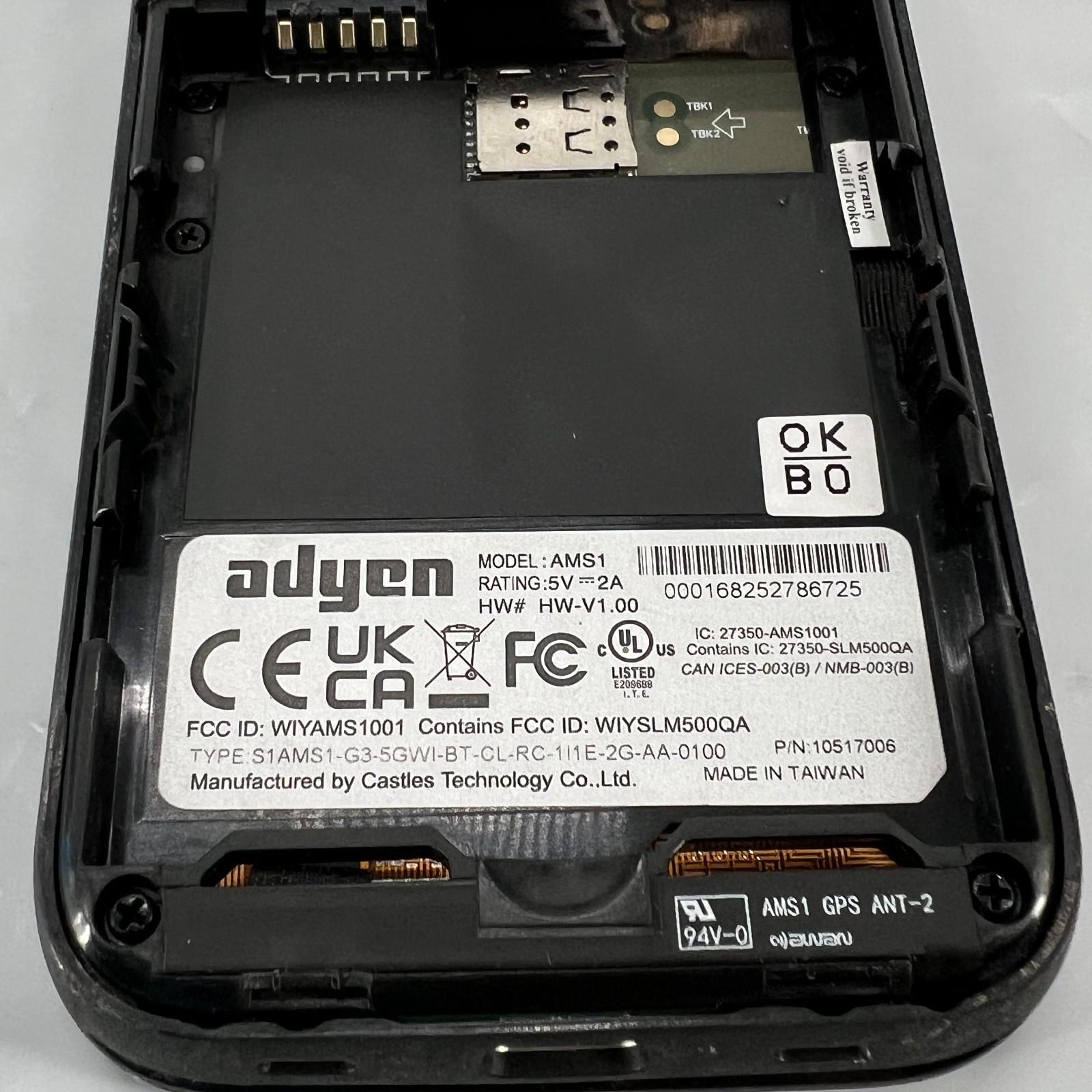 Eposnow Adyen AMS1 Mobile Card Payment Reader