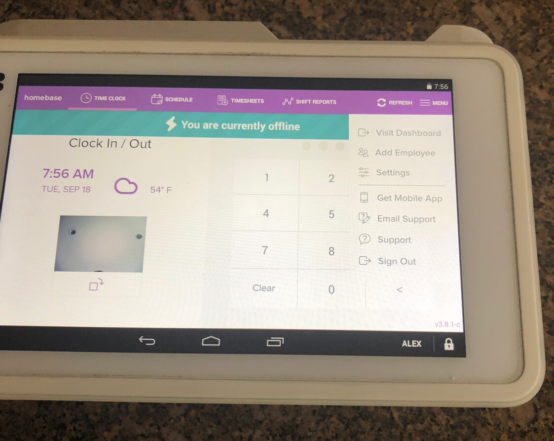Clover Network Mobile 3G C201 – Handheld POS AS IS